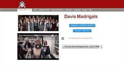 Desktop Screenshot of davismadrigals.com